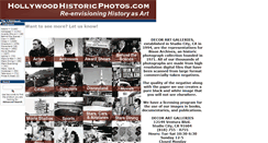 Desktop Screenshot of hollywoodhistoricphotos.com