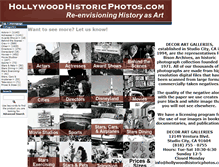 Tablet Screenshot of hollywoodhistoricphotos.com